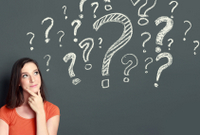 San Jose woman with many dental questions at Nancy Shiba, DDS.